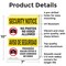 Signmission No Photos Or Video Bilingual OSHA Security Notice Sign, Aluminum, 7in W x 10in L, 2PK OS-2PACK-SN-A-710-L-11618 - alternate 2